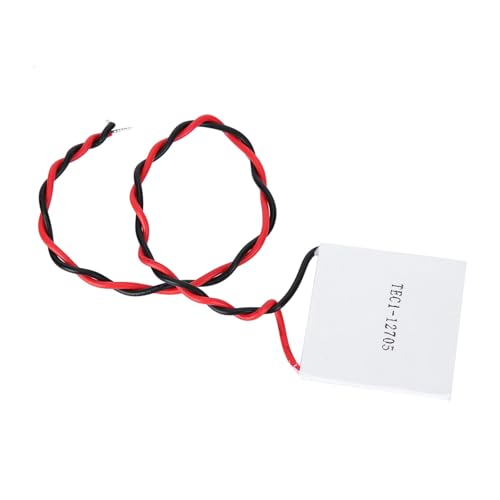 Les-Theresa 1pcs TEC1-12705 Halbleiter-Kühltabletten TEC1-12705 DV12V 5A Kühlkörper Thermoelektrischer Kühler Kühlung Peltier-Plattenmodul 40x40x4mm von Les-Theresa