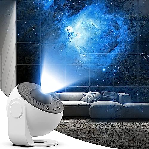 Sternenhimmel Projektor,LED Galaxy Projector,Realistisches Sternenhimmel Nachtlicht mit 12 Planeten Discs,Sonnensystem Konstellation Mond,Nachtlicht Projektor Baby,Geschenk für Kinder Erwachsene von Les-Theresa