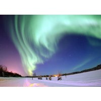 Aurora Borealis Plastifiziertes Tischset von LesSetsDeMarion