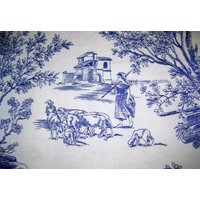 Laminierter Tisch Set Muster Toile De Jouy Blau Nummer 1 von LesSetsDeMarion