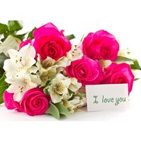 Laminiertes Tischset Zum Valentinstag Ich Liebe Dich von LesSetsDeMarion