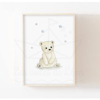Poster Baby Eisbär A4 | 21x29, 7cm Oder 13x18cm Aquarell-Illustration Wanddekoration Kinderzimmer Personalisiertes Vorname Poster Baby Eisbär A4 | 21x29, 7cm Oder 13x18cm Aquarell-Illustration Wanddekoration Kinderzimmer Personalisiertes Vorname von LesVoilesDeLeon