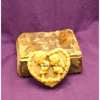 Kerze Aus Reinem Bienenwachs - Elfenherz Kerze Aus Reinem Bienenwachs - Elfenherz von LesabeillesdIsabelle