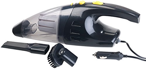 Lescars Autostaubsauger: Beutelloser Nass- & Trocken-Auto-Staubsauger für 12-V-Anschluss, 100 W (Mini Staubsauger Auto, Handstaubsauger, Zigarettenanzünder) von Lescars