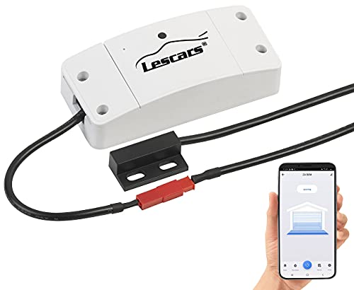 Lescars Garagentoröffner: WLAN-Garagentor-Steuerung mit App, Timer- und Countdown-Funktion (Garagenöffner, Torsteuerung, Garagentorantrieb) von Lescars