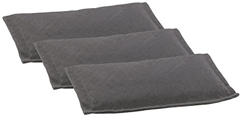 Lescars Entfeuchter Auto: Wiederverwendbare Luftentfeuchter, 500 g Silika-Gel, 3er-Set (Luftentfeuchter Mikrowelle, Auto Entfeuchter Mikrowelle, Granulat Regenerieren) von Lescars