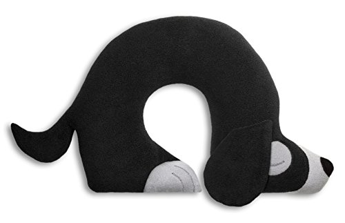 Leschi REISEKISSEN für erholsamen Schlaf in Auto, Flugzeug und Camping-Bett / Reisegeschenk für Kinder und Erwachsene / waschbares Nackenkissen / Hund Charlie, schwarz grau Leschi REISEKISSEN für erholsamen Schlaf in Auto, Flugzeug und Camping-Bett / Reisegeschenk für Kinder und Erwachsene / waschbares Nackenkissen / Hund Charlie, schwarz grau von Leschi