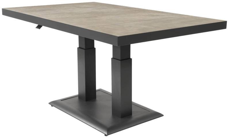 Höhenverstellbarer Gartentisch MURCIA NEGRO - 140 x 85 cm von Lesli Living