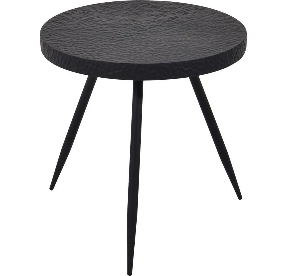 Lesli Living Beistelltisch Beistelltisch Nizza schwarz ø45x45cm Metall von Lesli Living