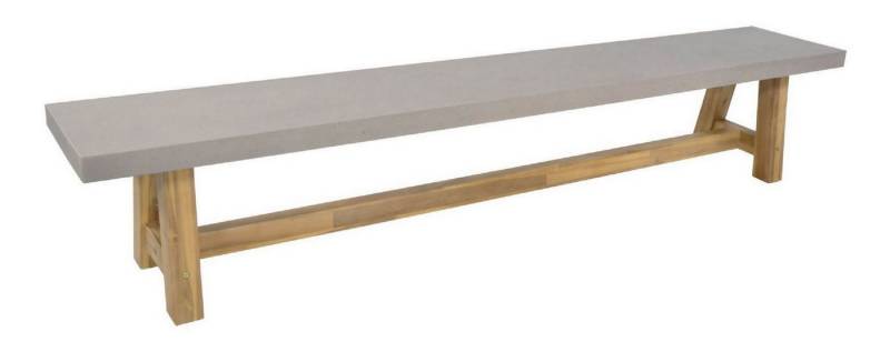 Lesli Living Gartenbank Lesli Living Gartenbank Bank "Judy" Betonoptik 250x40cm von Lesli Living