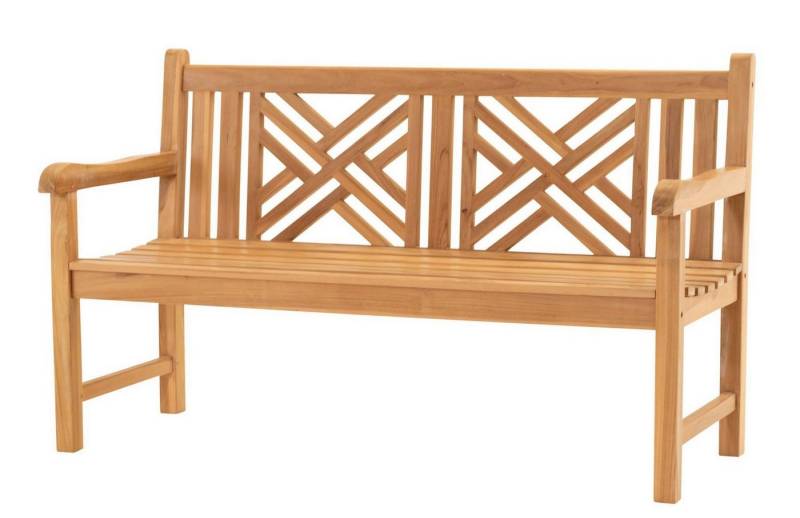 Lesli Living Gartenbank Lesli Living Teak Gartenbank "Cross" von Lesli Living