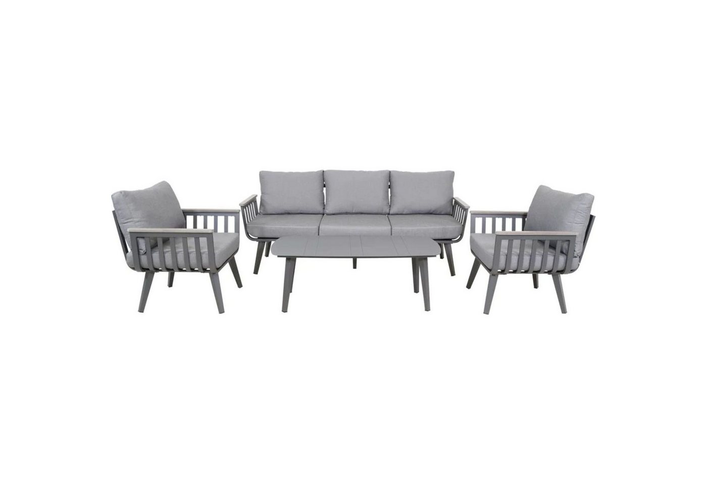 Lesli Living Gartenlounge-Set Lesli Living Lounge-Set AMALFI - 43180, (Loungeset, Loungeset), UV-beständig von Lesli Living