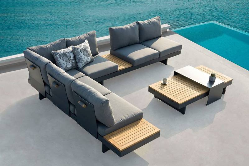 Lesli Living Gartenlounge-Set Lesli Living Lounge-Set Barbados von Lesli Living