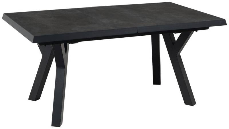 Lesli Living Gartentisch Gartentisch ausziehbar MURCIA NEGRO Metall Keramik anthrazit 163 x 93 von Lesli Living