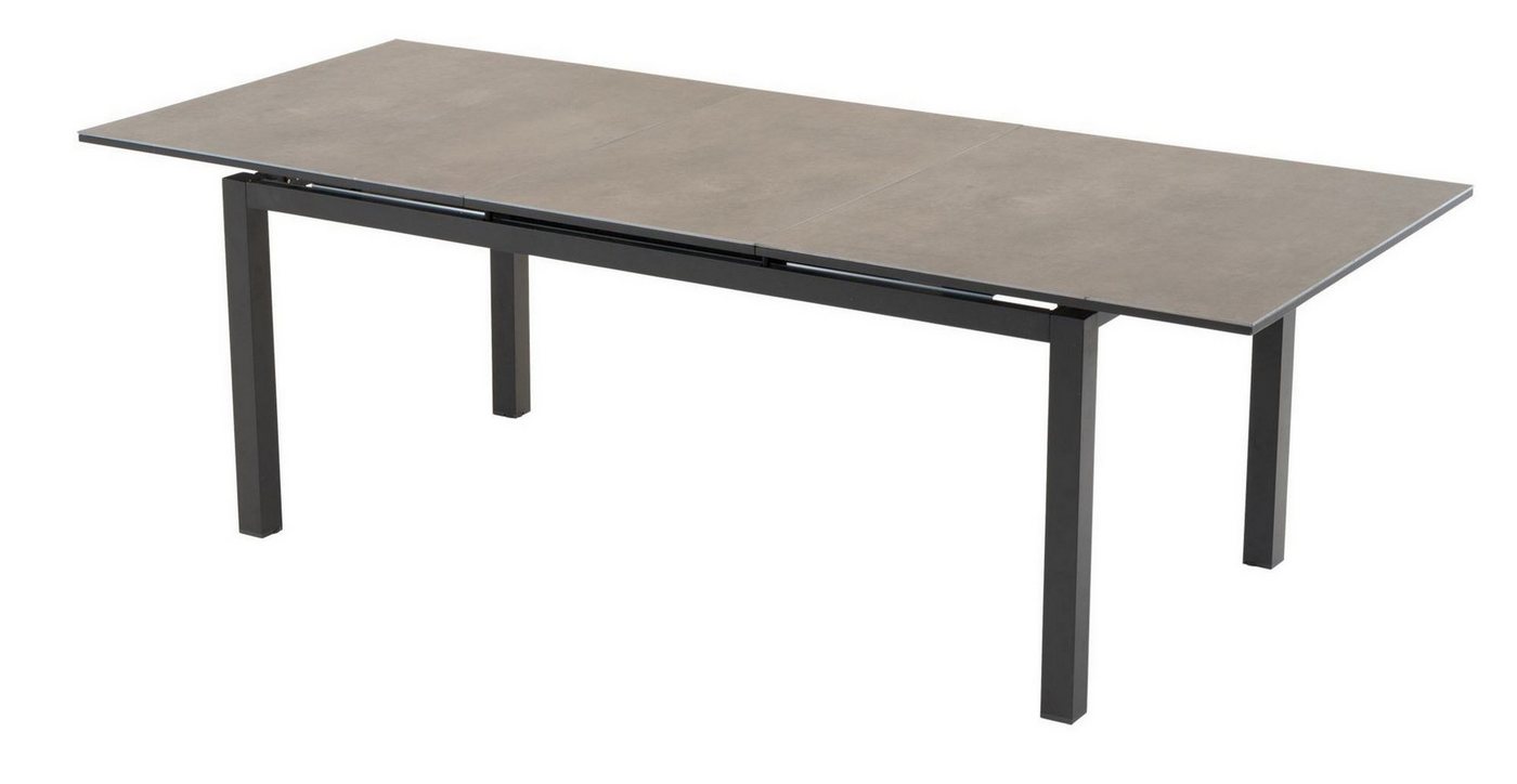 Lesli Living Gartentisch Lesli Living Ausziehtisch Diningtisch "Lagos Negro" 180/240x100 cm von Lesli Living