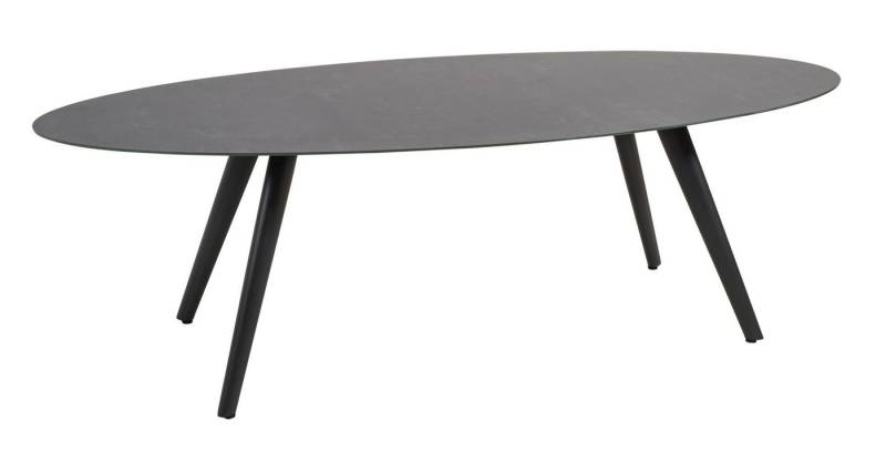 Lesli Living Gartentisch Lesli Living Diningtisch "Mojito Ceramic Negro" oval 240x100x74cm von Lesli Living