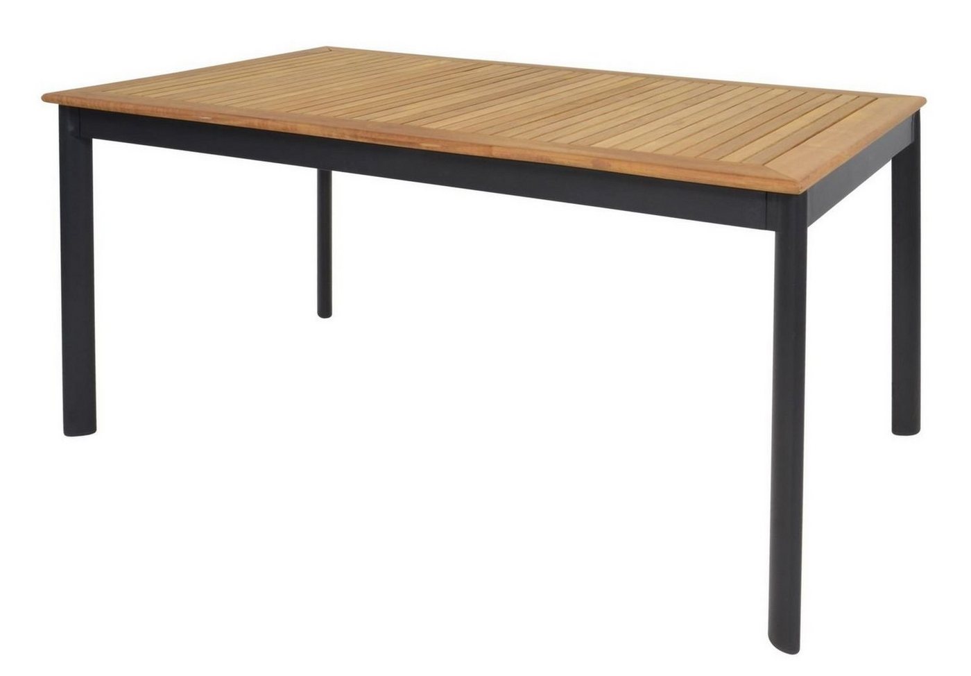 Lesli Living Gartentisch Lesli Living Diningtisch Monza" Teak mit Aluminium 150x90cm" von Lesli Living