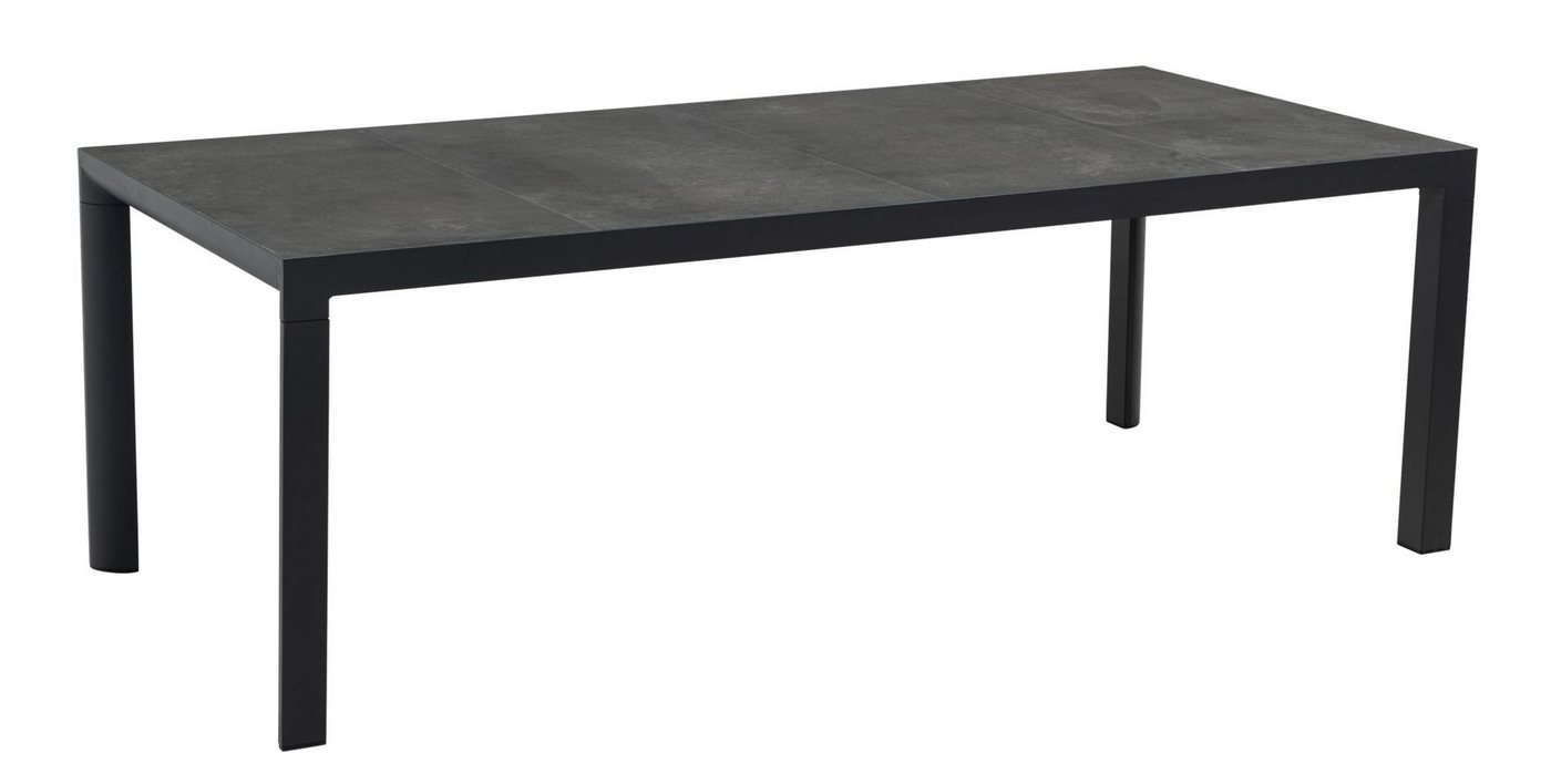 Lesli Living Gartentisch Lesli Living Diningtisch "Murcia Negro" 220x100 cm von Lesli Living