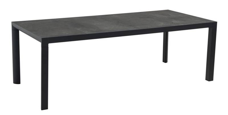 Lesli Living Gartentisch Lesli Living Diningtisch "Murcia Negro" 220x100 cm von Lesli Living
