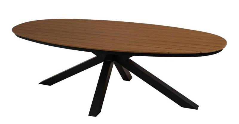 Lesli Living Gartentisch Lesli Living Diningtisch oval "Arezzo" 240x110cm von Lesli Living