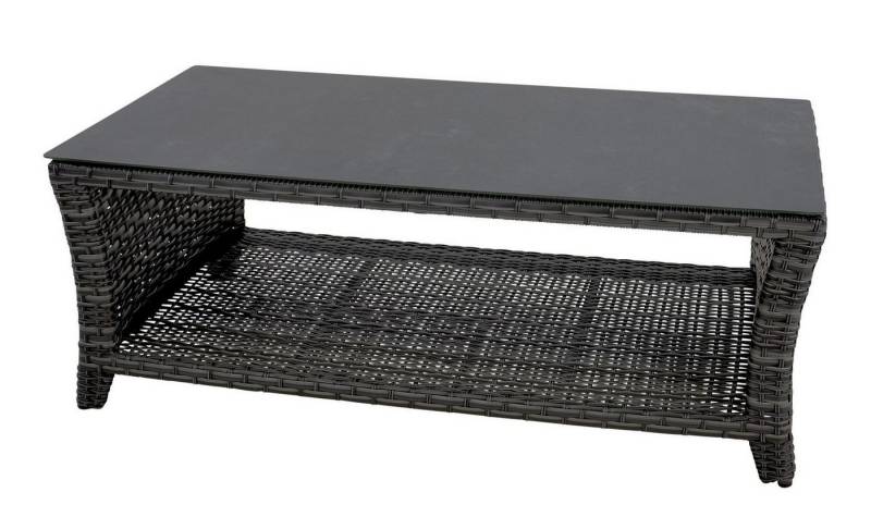 Lesli Living Gartentisch Lesli Living Loungetisch "Soho Forte" grau-anthrazit/grau 120x60 cm von Lesli Living