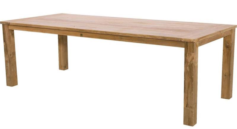 Lesli Living Gartentisch Lesli Living Teak Rustikal-Diningtisch "Aberdeen" 240x100cm von Lesli Living