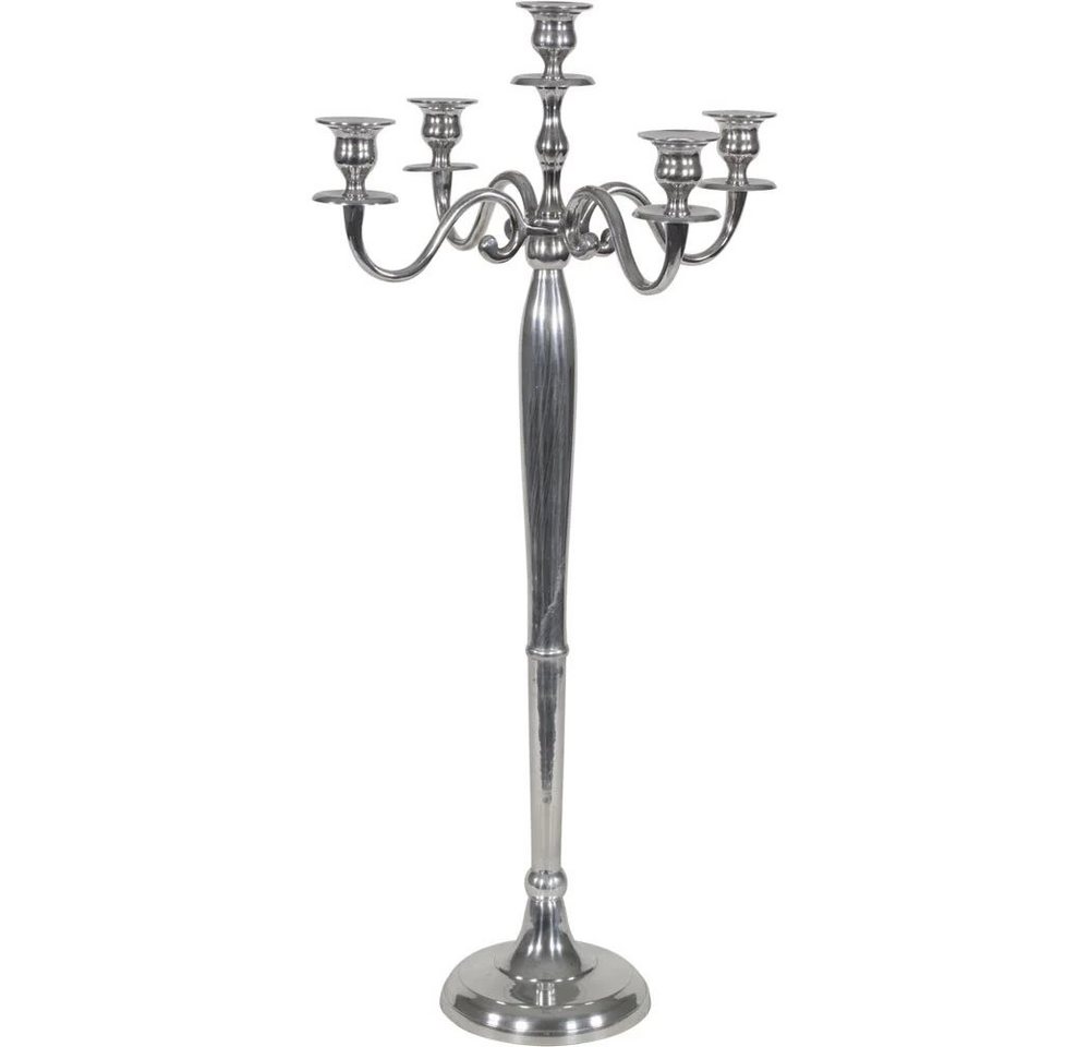 Lesli Living Kerzenständer Kerzenhalter 144cm 5armig silber Aluminium von Lesli Living