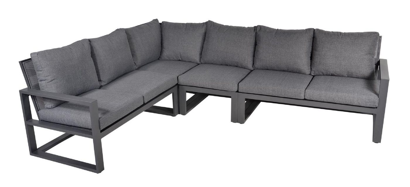 Lesli Living Gartenlounge-Set Lesli Living Eck-Lounge-Set Loungebank Pina Colada Negro" 285x205 cm" von Lesli Living