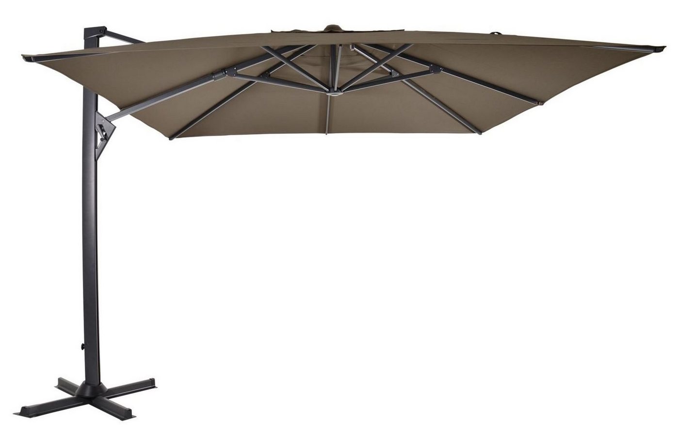 Lesli Living Sonnenschirm Lesli Living Ampelschirm Sonnenschirm "Taurus" Taupe 3x3 m Lesli Living Sonnenschirm Lesli Living Ampelschirm Sonnenschirm "Taurus" Taupe 3x3 m von Lesli Living