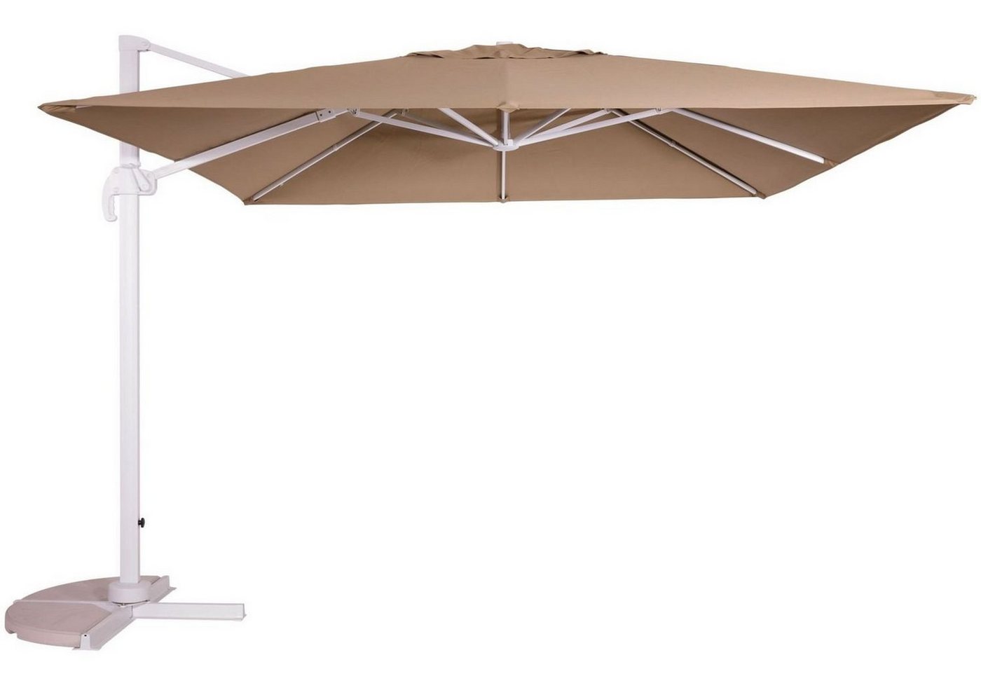 Lesli Living Sonnenschirm Lesli Living Ampelschirm Sonnenschirm Virgo" Sand 3x3 m" von Lesli Living