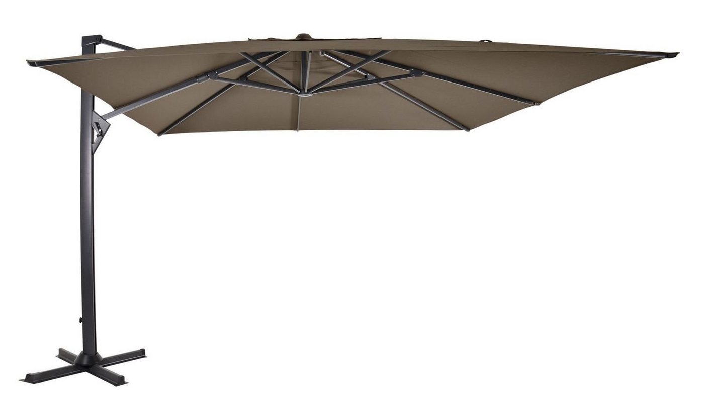 Lesli Living Sonnenschirm Lesli Living Ampelschirm Taurus" Taupe 3x4 m" von Lesli Living