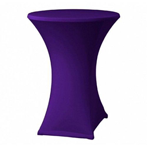 Lesli Living Stehtischhussen Hussen Stehtisch violett Stretch Ø85cm von Lesli Living