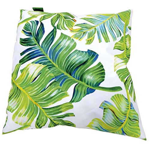 Lesli Living Wetterbeständiges Outdoor Zierkissen mit Blätter Design 45x45 cm von Lesli Living