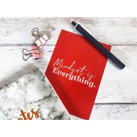 A6 "Mindset Is Alles' | Süßer Schreibtisch Und Wandbild Dekor Geschenk von LessTimeToWorry