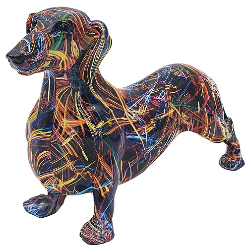 Lesser & Pavey Graffiti-Ornament im britischen Design, Heimdekoration, Tierornamente für alle Häuser oder Büros, dekoratives Wohnaccessoire für alle Arten von Häusern – (Dackel) von Lesser & Pavey