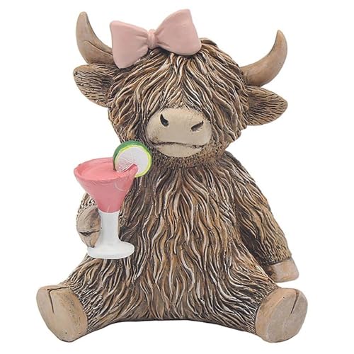 Lesser & Pavey Highland Cow Happy Hour Ornament Lesser & Pavey Highland Cow Happy Hour Ornament von Lesser & Pavey