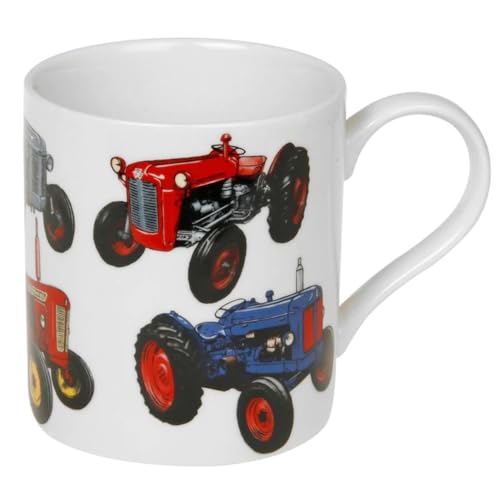 Lesser & Pavey Classic Traktor Tasse aus feinem Porzellan, mehrfarbig, 12 x 8 x 9 cm von Lesser & Pavey