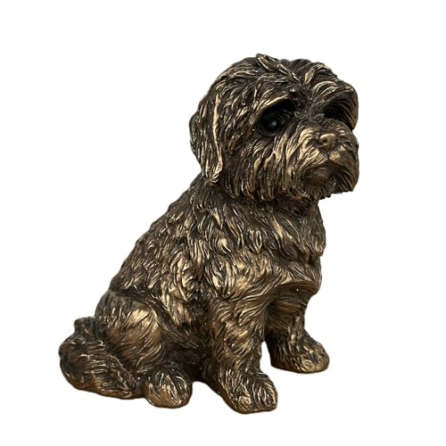Lesser & Pavey Shih Tzu Reflexionen Hund sitzend Figur, Bronze von Lesser & Pavey
