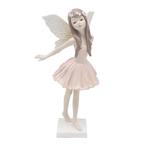 The Leonardo Collection Fantasia Fee rosa Figur für Zuhause und Büro, Heimdekoration, Ornamente, Geschenk für Damen und Herren, schöne Figur für drinnen und draußen, Wohnzimmerdekor-Ornamente The Leonardo Collection Fantasia Fee rosa Figur für Zuhause und Büro, Heimdekoration, Ornamente, Geschenk für Damen und Herren, schöne Figur für drinnen und draußen, Wohnzimmerdekor-Ornamente von Lesser & Pavey
