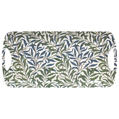 The Leonardo Collection William Morris Weidenzweigtablett, mittelgroß, zum Servieren von Gerichten, Serviertabletts für Küchenzubehör, Servierplatte zum Servieren von Speisen und Tee, von Lesser & Pavey