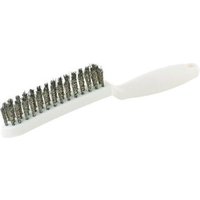Drahtbürste L.285mm 0,35mm VA-Stahldraht gewellt 4-reihig LESSMANN von Lessmann