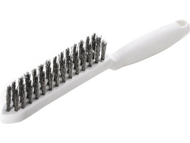 Lessmann Draht LESSMANN 185431 Drahtbürste Länge 285 mm 0,35 mm VA 3-reihig von Lessmann