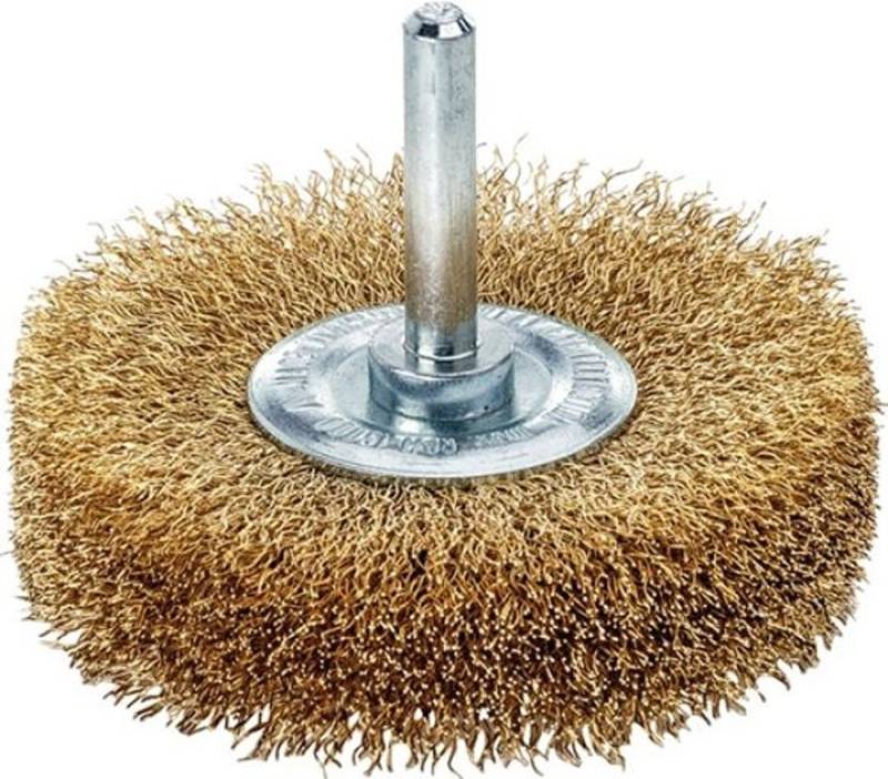 Lessmann Draht LESSMANN 417543 Rundbürste Ø 70 mm Drahtstärke 0,2 mm Messing 12 m von Lessmann