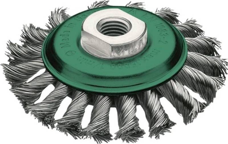 Lessmann Draht LESSMANN 471857 Kegelbürste Ø 100 mm Gewinde Drahtstärke 0,5 mm Ed von Lessmann