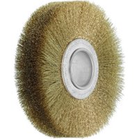 Lessmann Draht-Rundbürste Messingdraht 0,15 mm, Bürsten-⌀xBesatzbreite: 120X30 mm von Lessmann