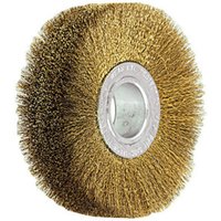 Lessmann Draht-Rundbürste Messingdraht 0,15 mm, Bürsten-⌀xBesatzbreite: 80X22 mm von Lessmann