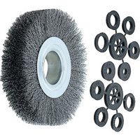 Lessmann Draht-Rundbürste Stahldraht 0,20 mm, Bürsten-⌀xBesatzbreite: 150X30 mm von Lessmann