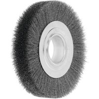 Lessmann Draht-Rundbürste Stahldraht 0,20 mm, Bürsten-⌀xBesatzbreite: 178X32 mm von Lessmann