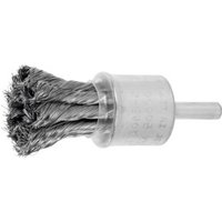 Lessmann Gezopfte Pinselbürste INOX-Draht, Bürsten-⌀xBorstenstärke: 22X0,25 mm von Lessmann