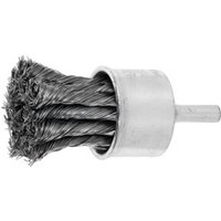 Lessmann Gezopfte Pinselbürste Stahldraht, Bürsten-⌀xBorstenstärke: 28X0,50 mm von Lessmann
